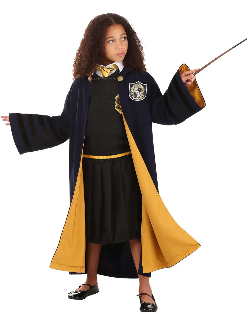 1920s Hogwarts Hufflepuff Kids Costume Robe