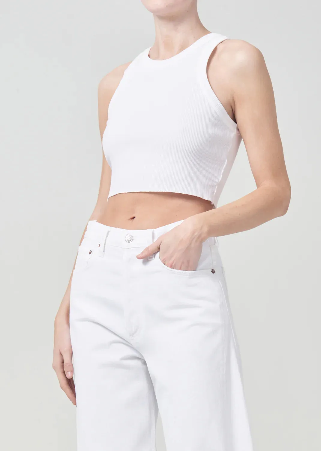 Agolde - Bailey Tank - White