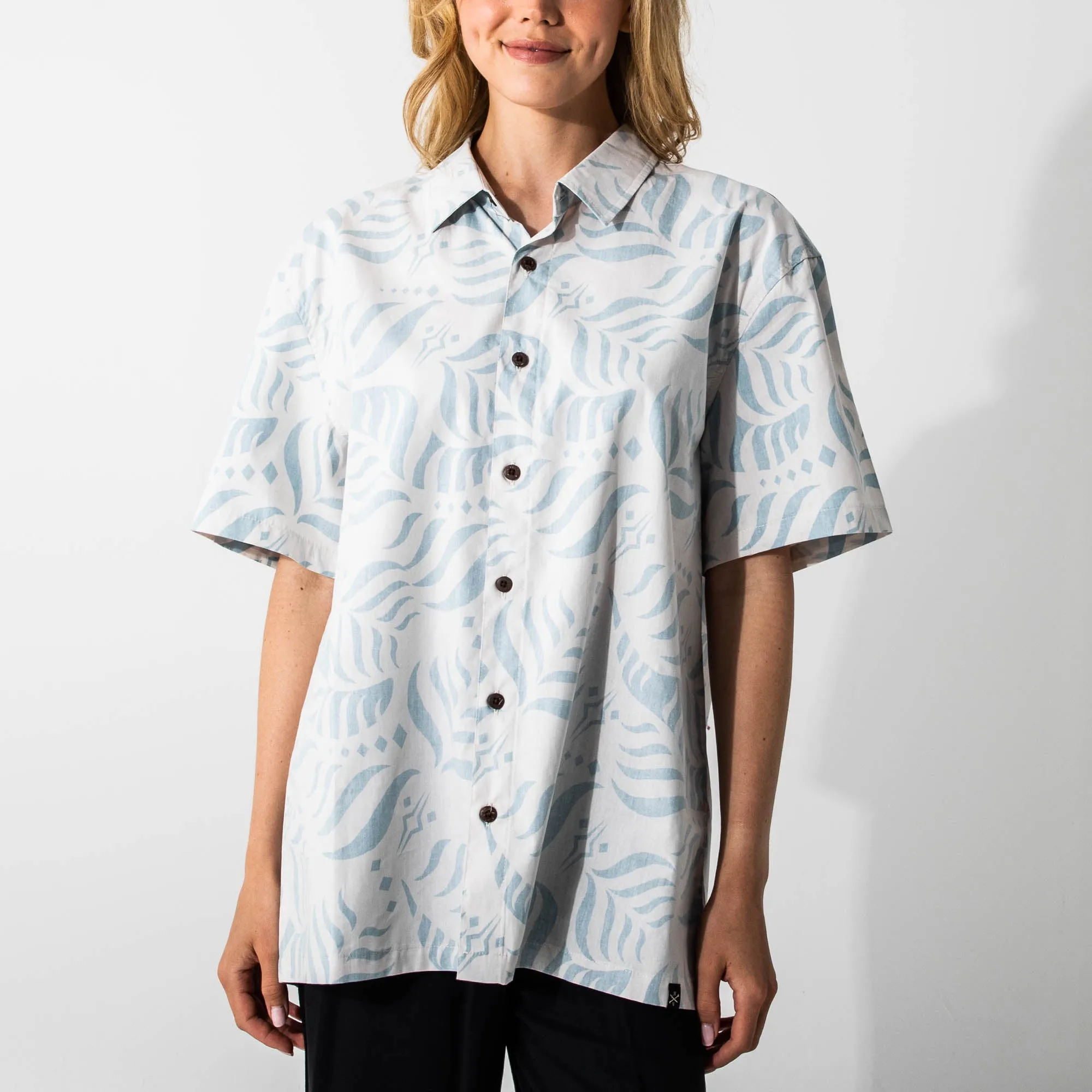 Ahsoka Pattern All Over Print Button-Down Shirt