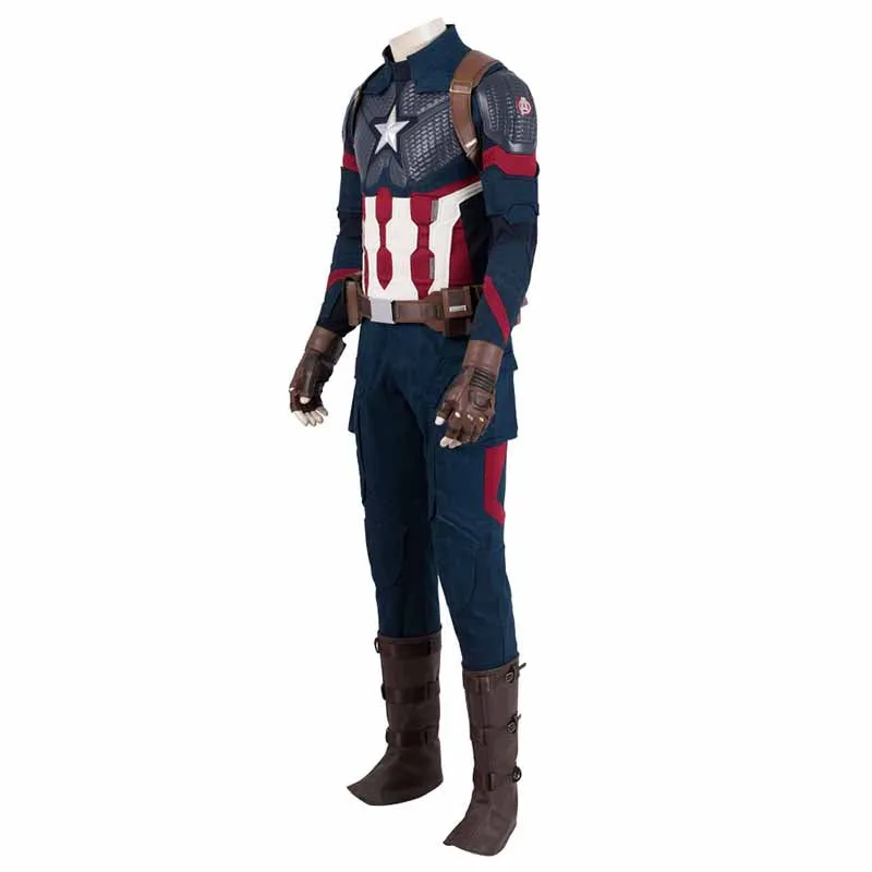 Avengers 4 Captain America cosplay costume