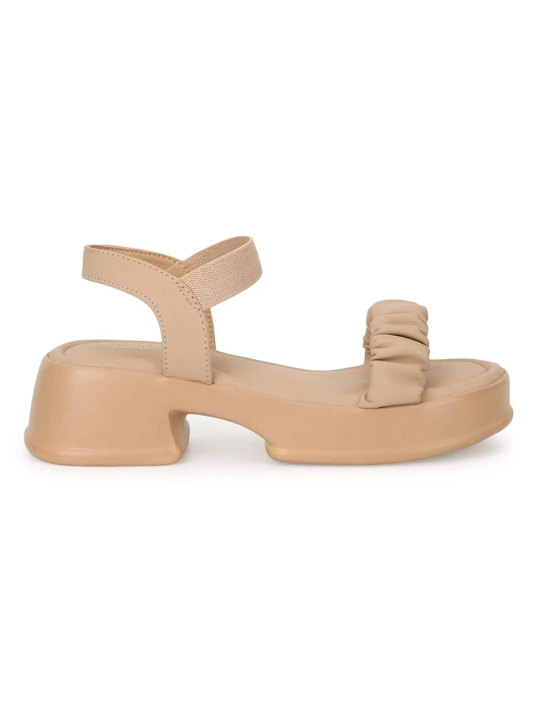 Beige PU Block Sandals (TC-SM01-BEIG)