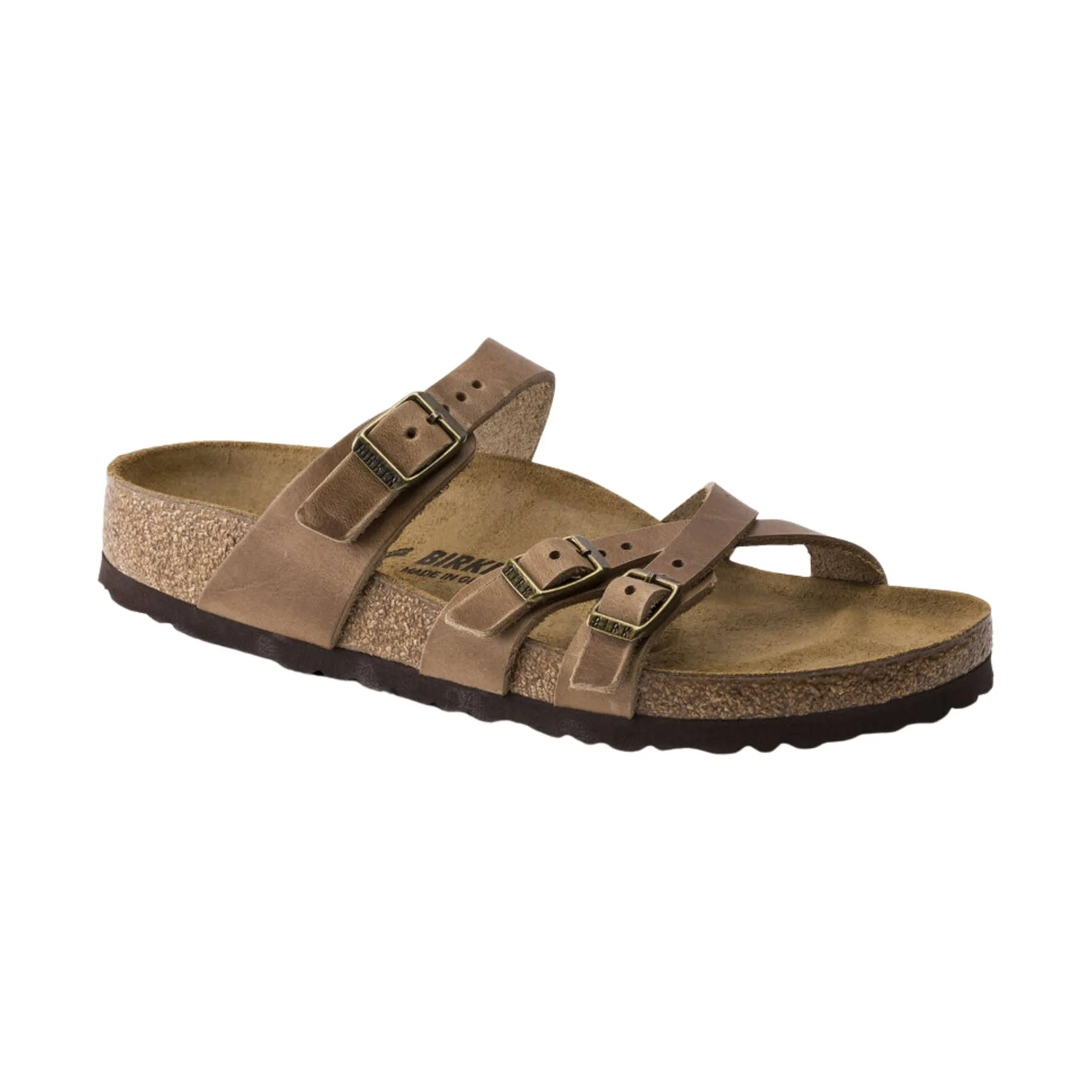 Birkenstock Franca Sandal - Oiled Leather Tobacco