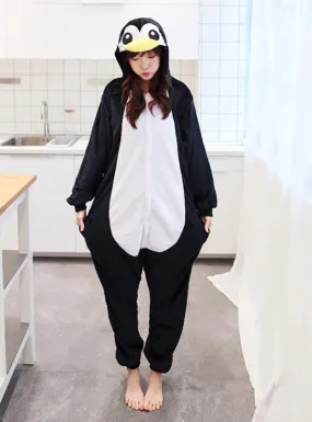 BLACK CARTOON SIAMESE PAJAMAS PENGUIN ANIMALS SIAMESE