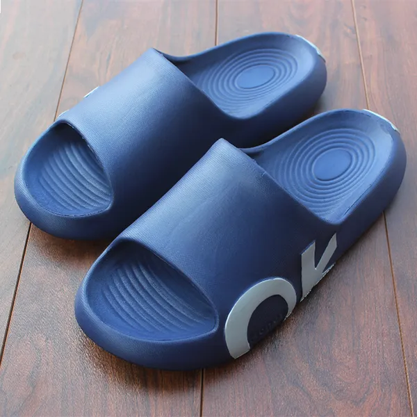 Blue Slippers for men