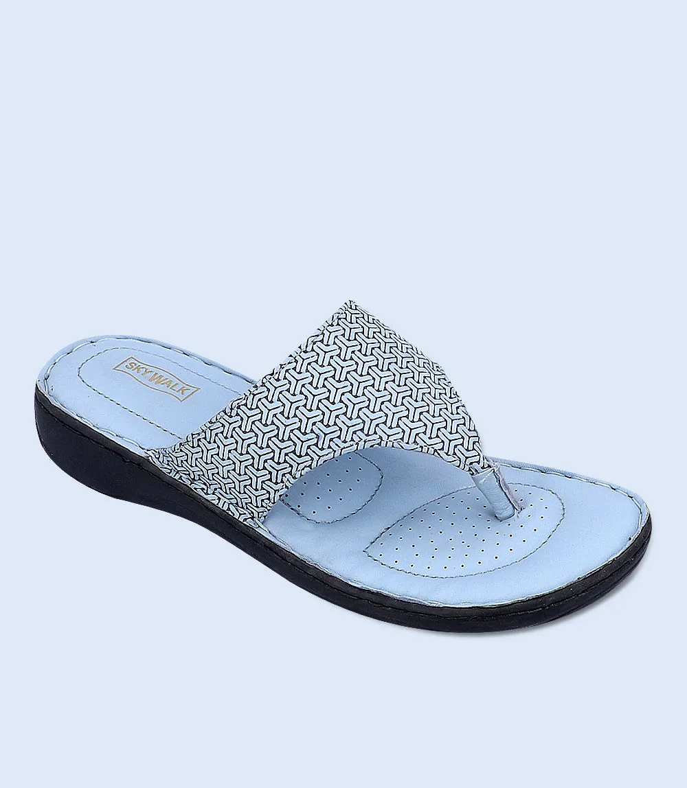 BW2449-SKY-BLUE-Women Comfort Chappal