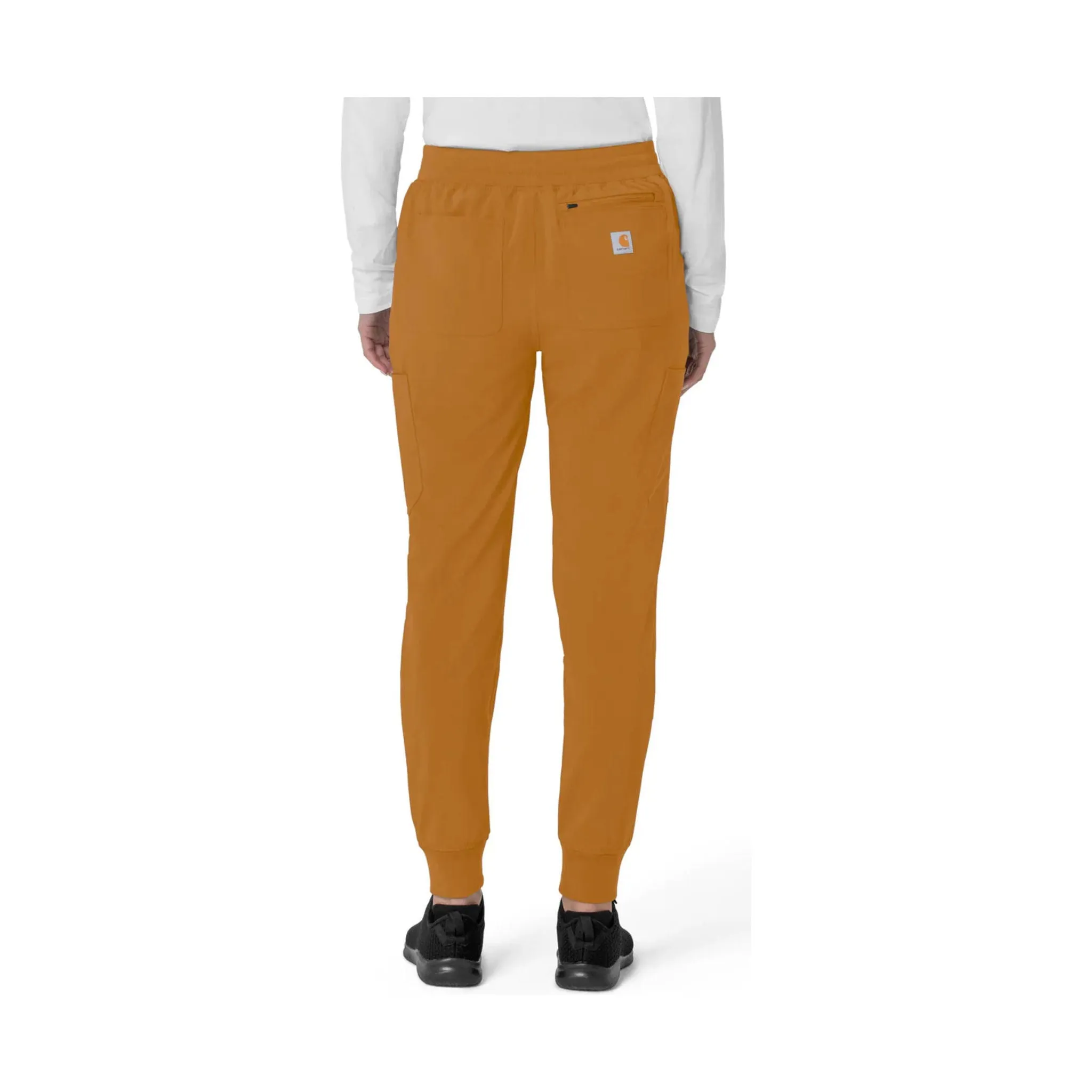 Carhartt Women's Force Cross Flex Cargo Jogger Scrub Pant - Fox Brown