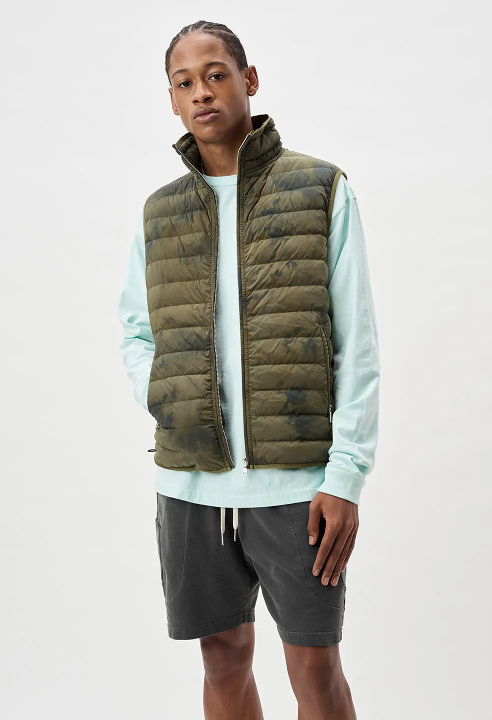 Chamberlin Down Vest / Evergreen Camo