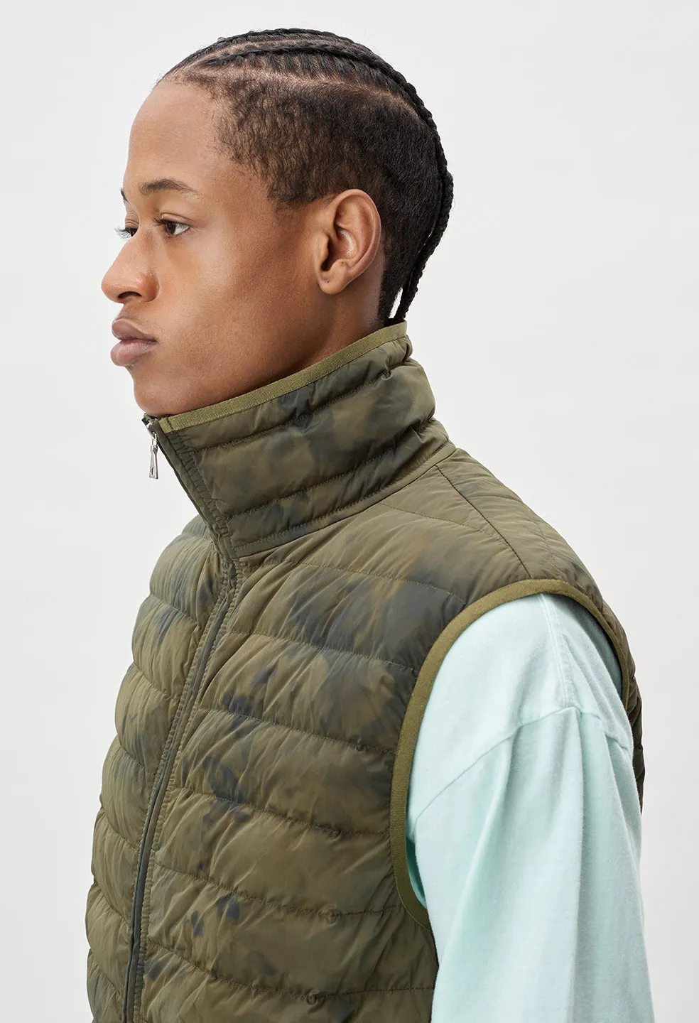 Chamberlin Down Vest / Evergreen Camo