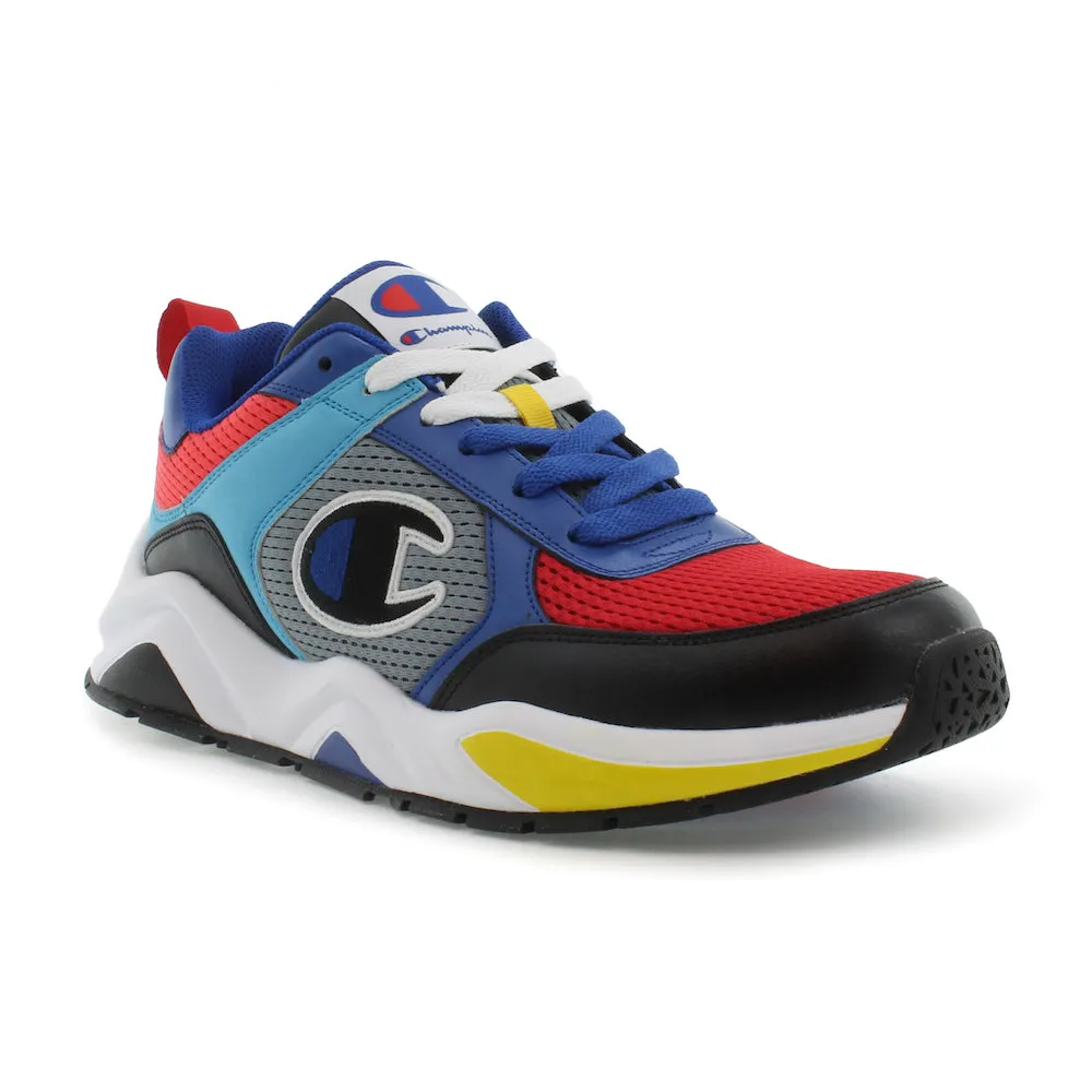 Champion 93 Eighteen Black Color Block Shoes