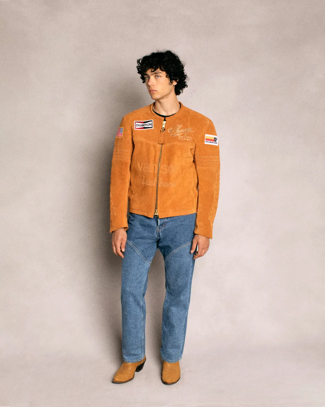 Cherry X Vanson Star Jacket (Suede)