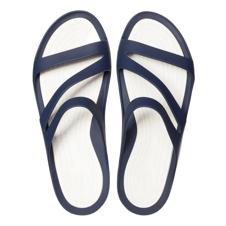 Crocs Swiftwater women's flat sandal 203998 462 blue white