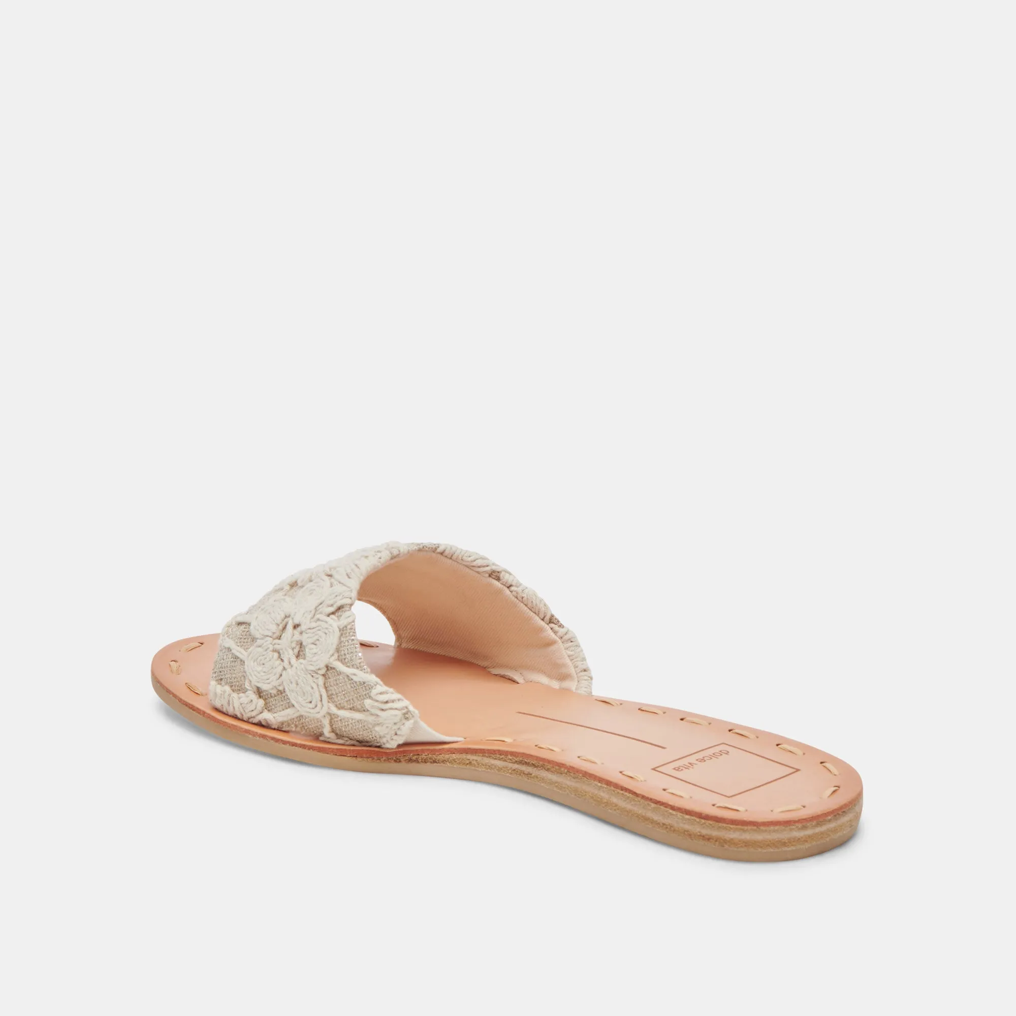 DALON SANDALS NATURAL LACE