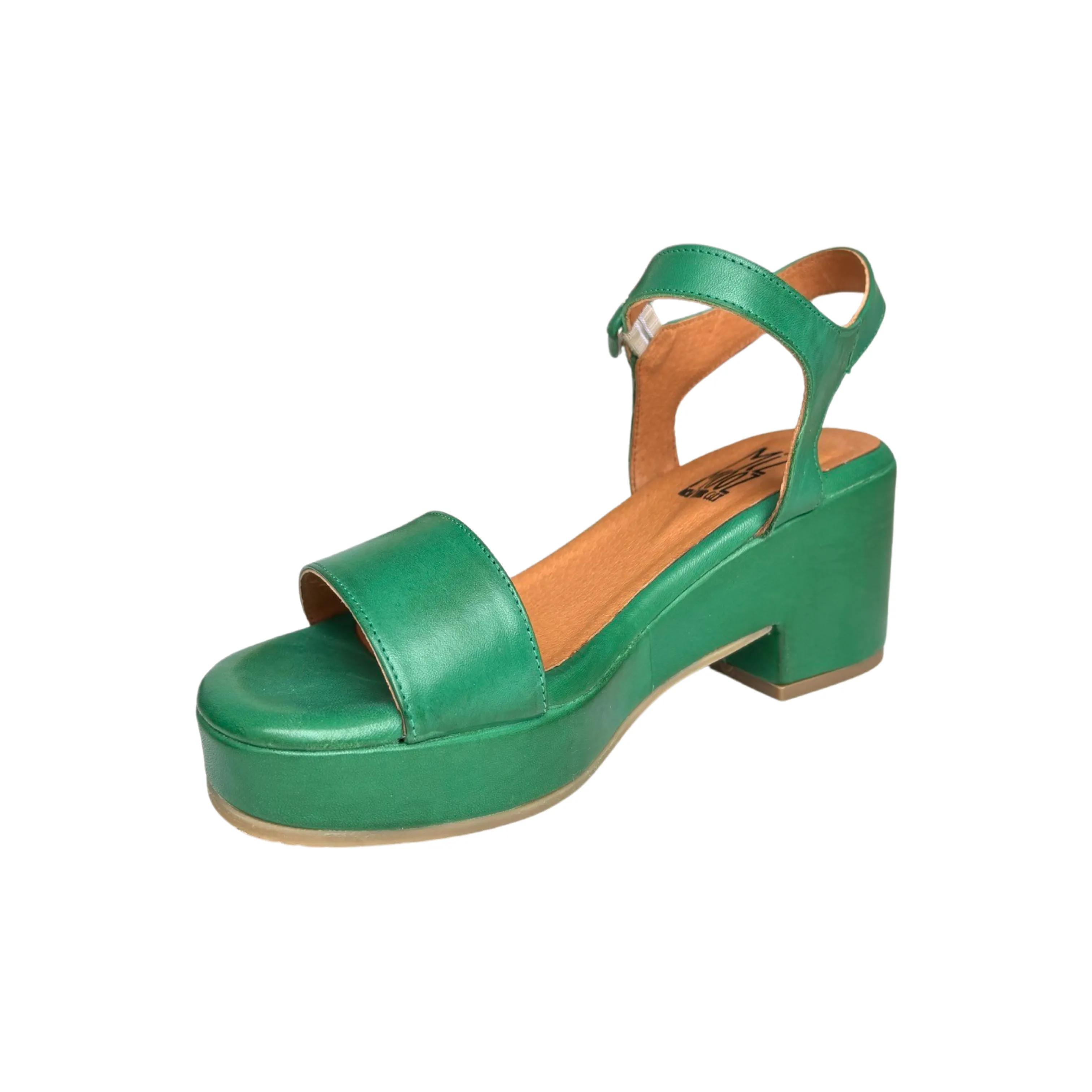 Gillie Emerald Platform Sandal