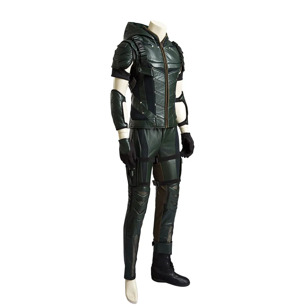 Green Arrow Season 4 Oliver Queen cosplay costume