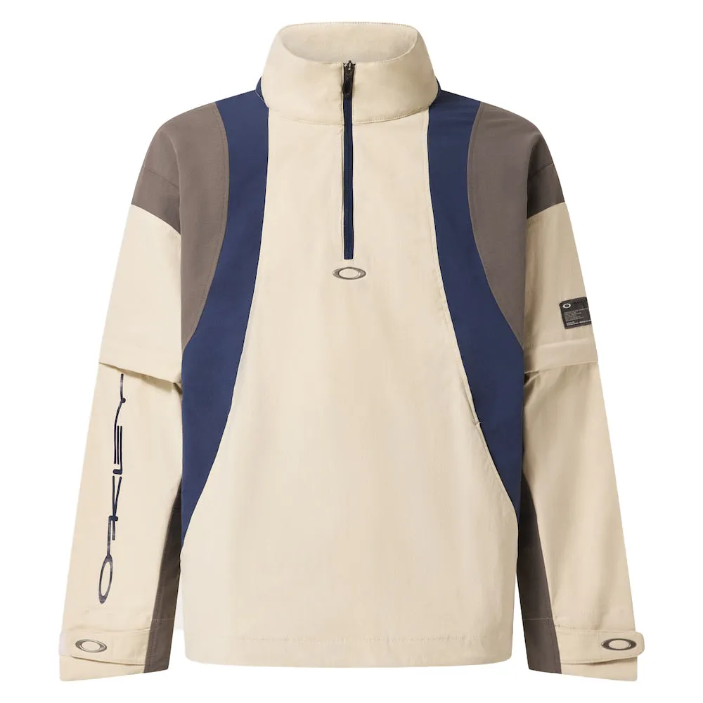 ICON SHAPE PULLOVER JACKET CREAM / NAVY