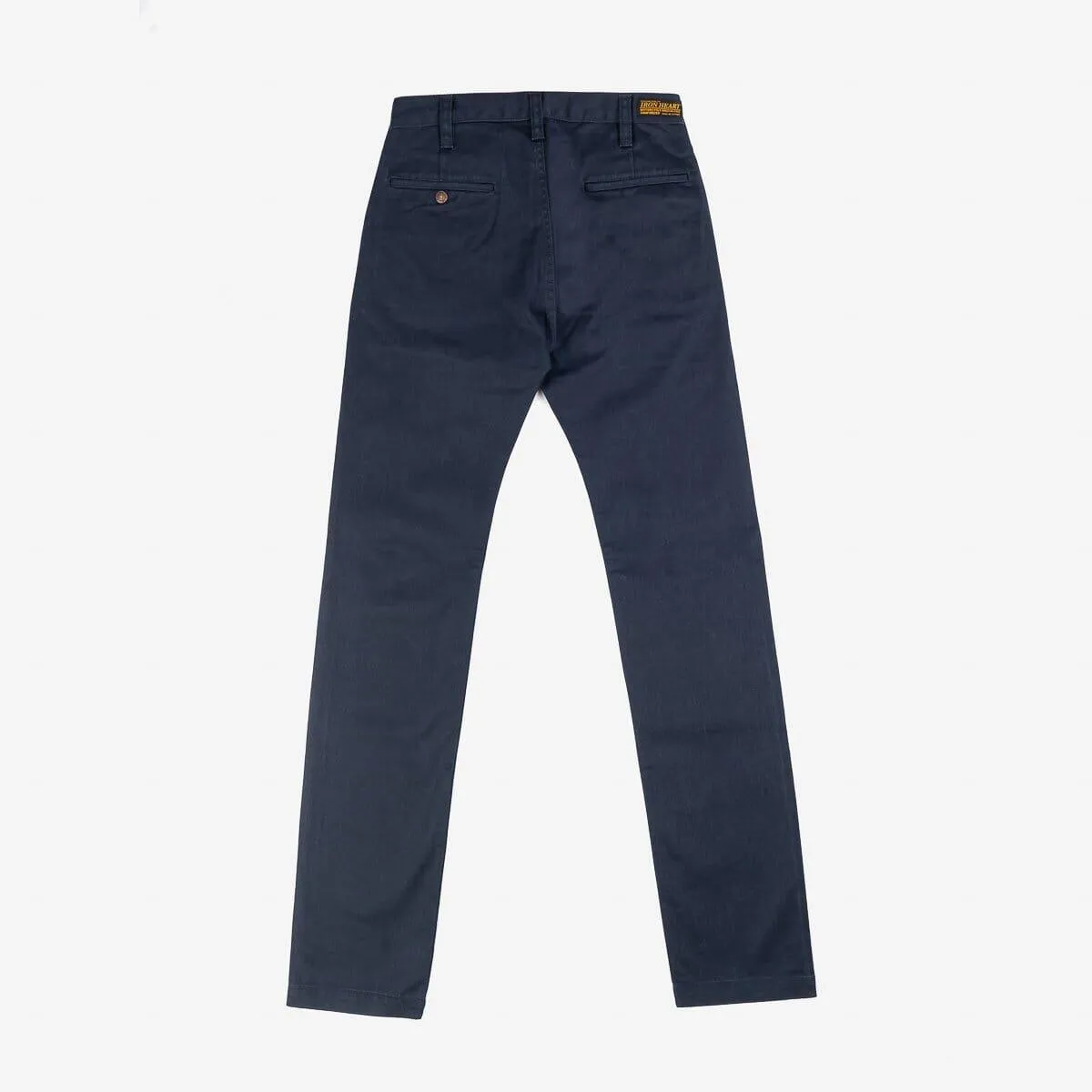 Iron Heart - IH-721 - 9oz Mercerised Selvedge Cotton Slim Tapered Chinos - Navy