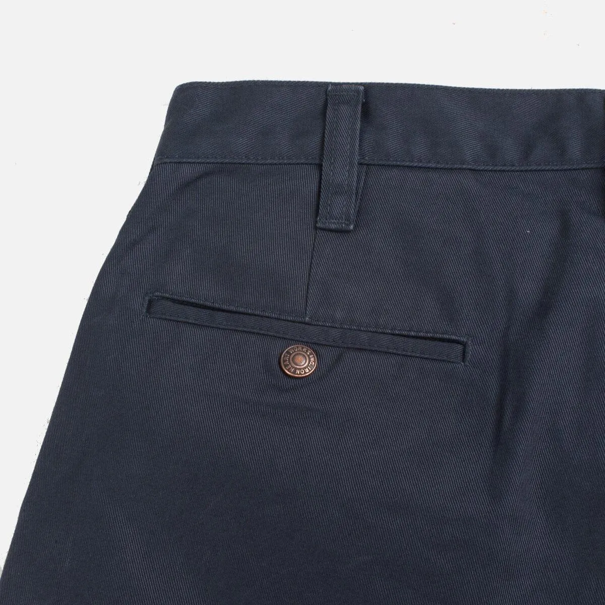 Iron Heart - IH-721 - 9oz Mercerised Selvedge Cotton Slim Tapered Chinos - Navy