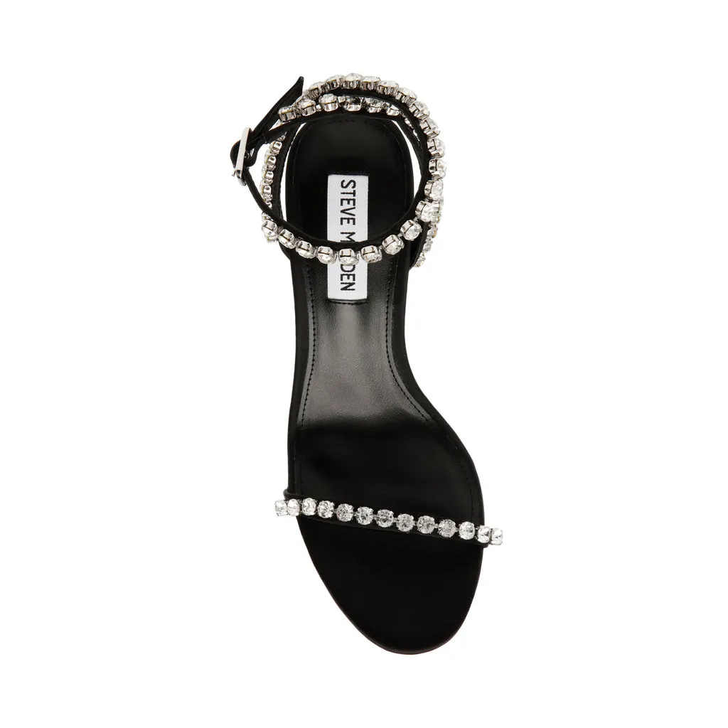 Jazzy Belle Sandal BLACK SATIN