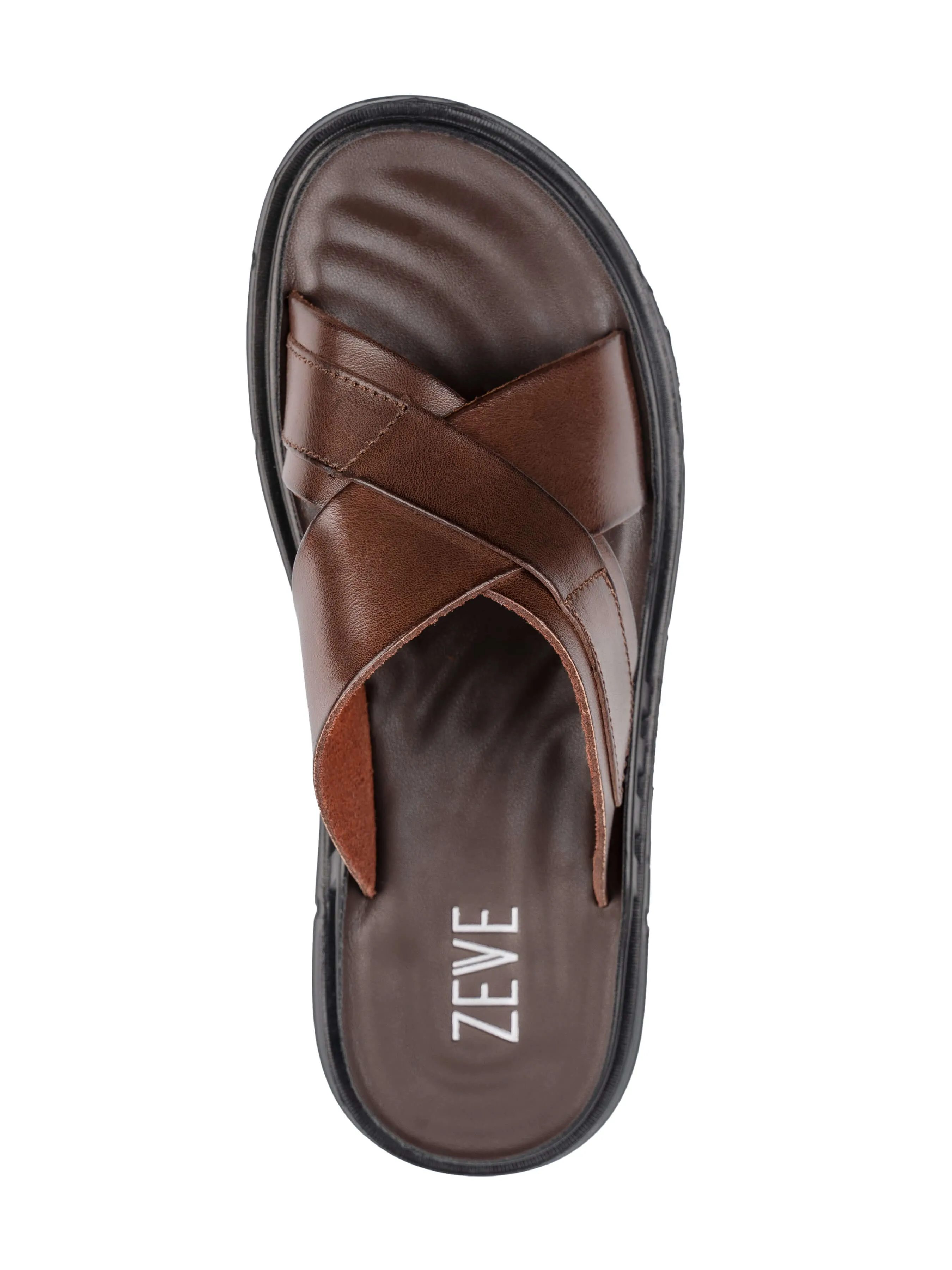 Juan Sandal - Coffee Leather