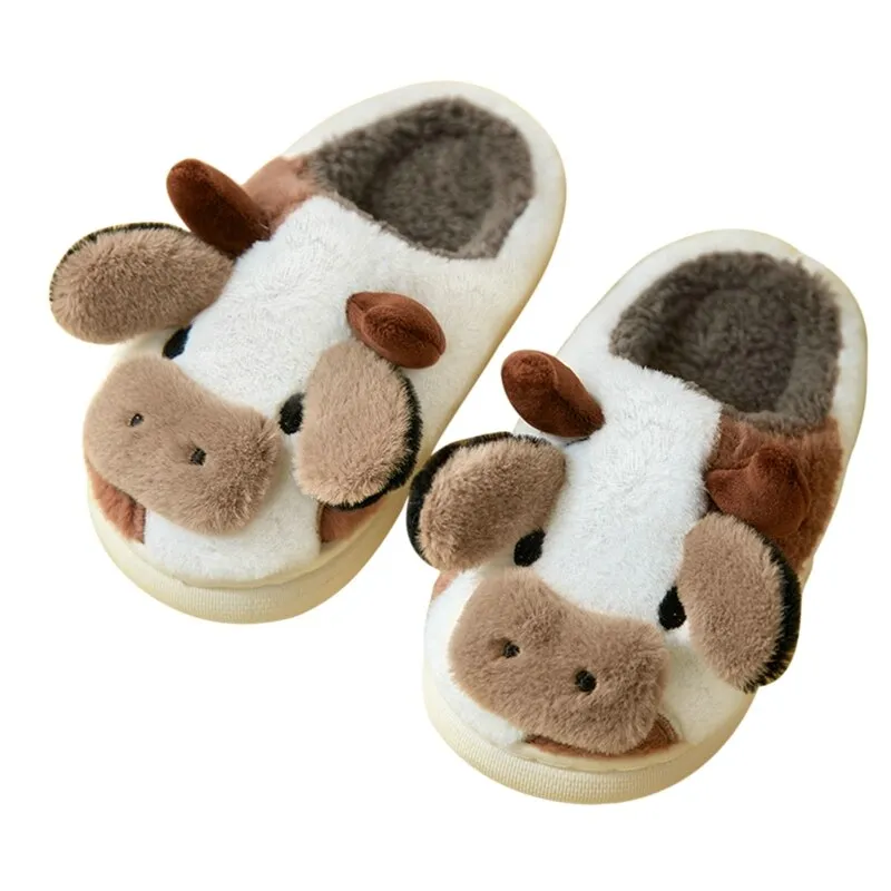 Kawaii Cow Slippers