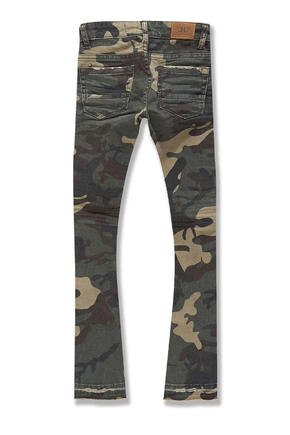 Kids Stacked Tribeca Twill Pants (Woodland)