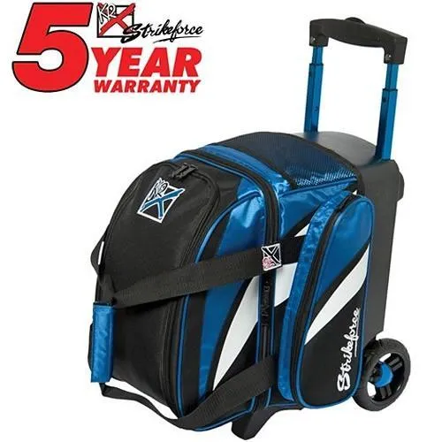 KR Cruiser Single Roller Royal White Black Bowling Bag