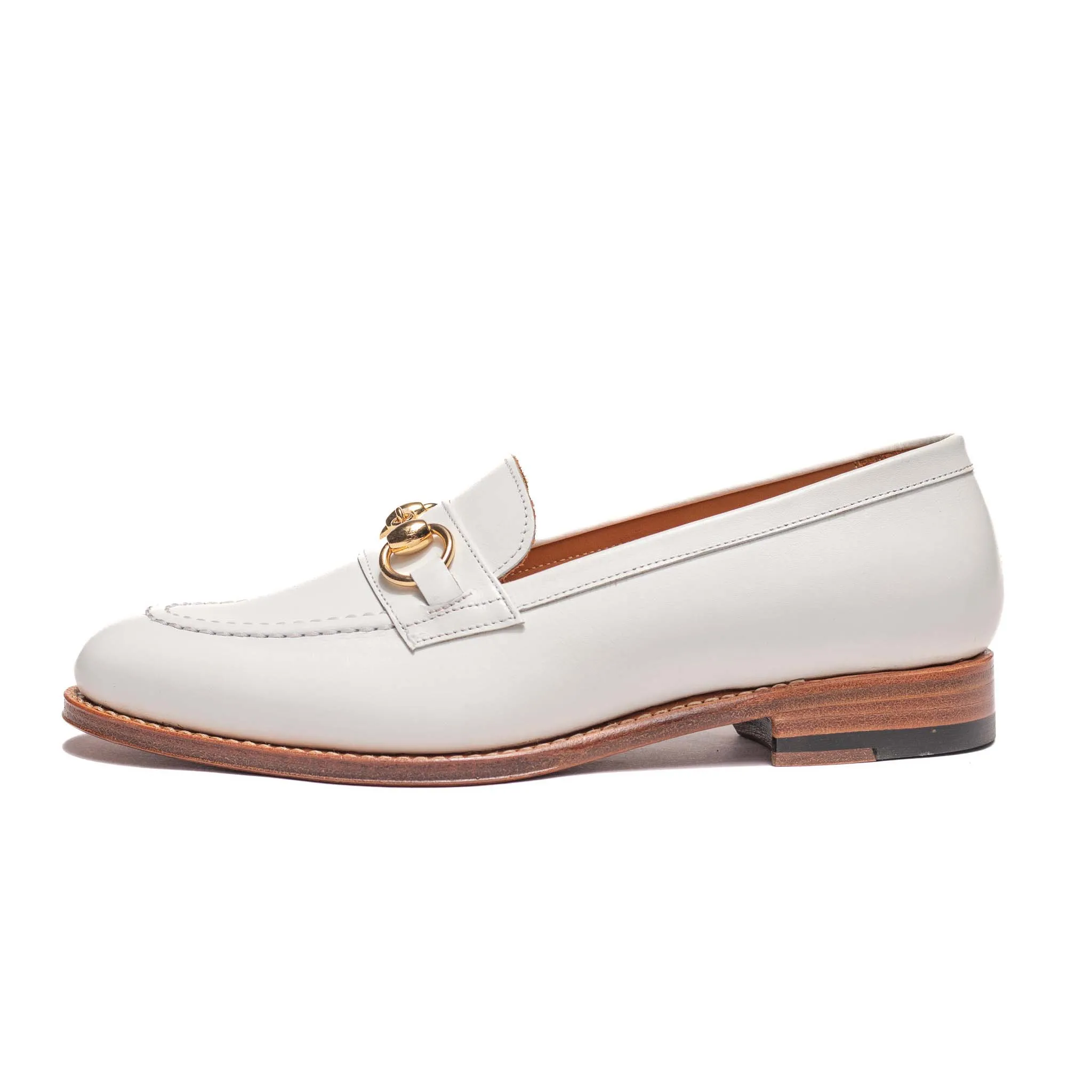 Ladies Bit Loafer / White 98689