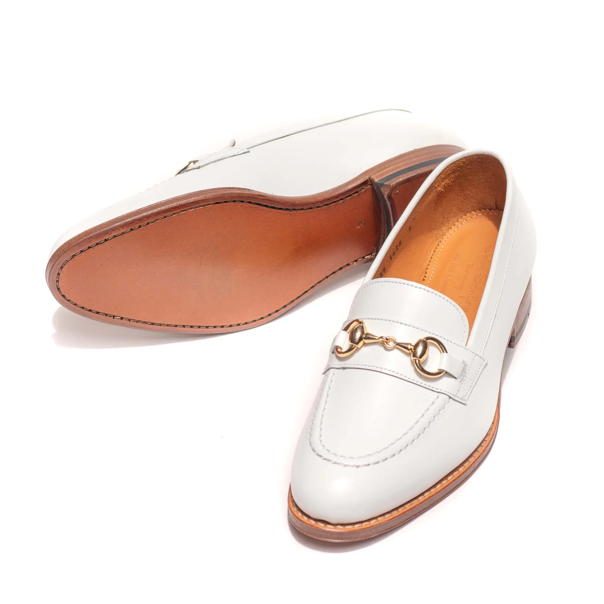 Ladies Bit Loafer / White 98689