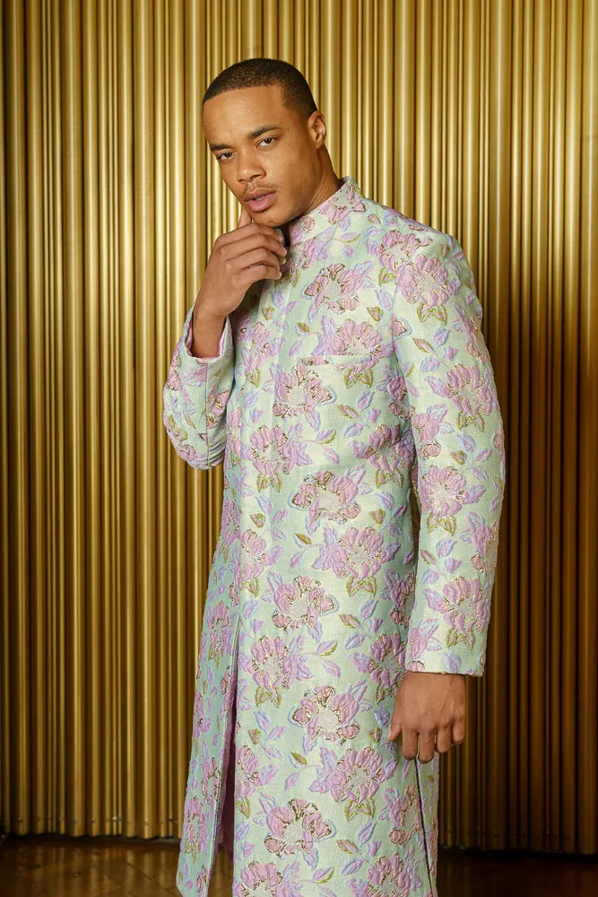 LANE Floral Jacquard Sherwani (Ready-to-Ship)