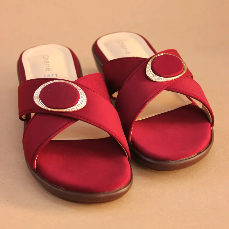 Maroon Slippers for Women