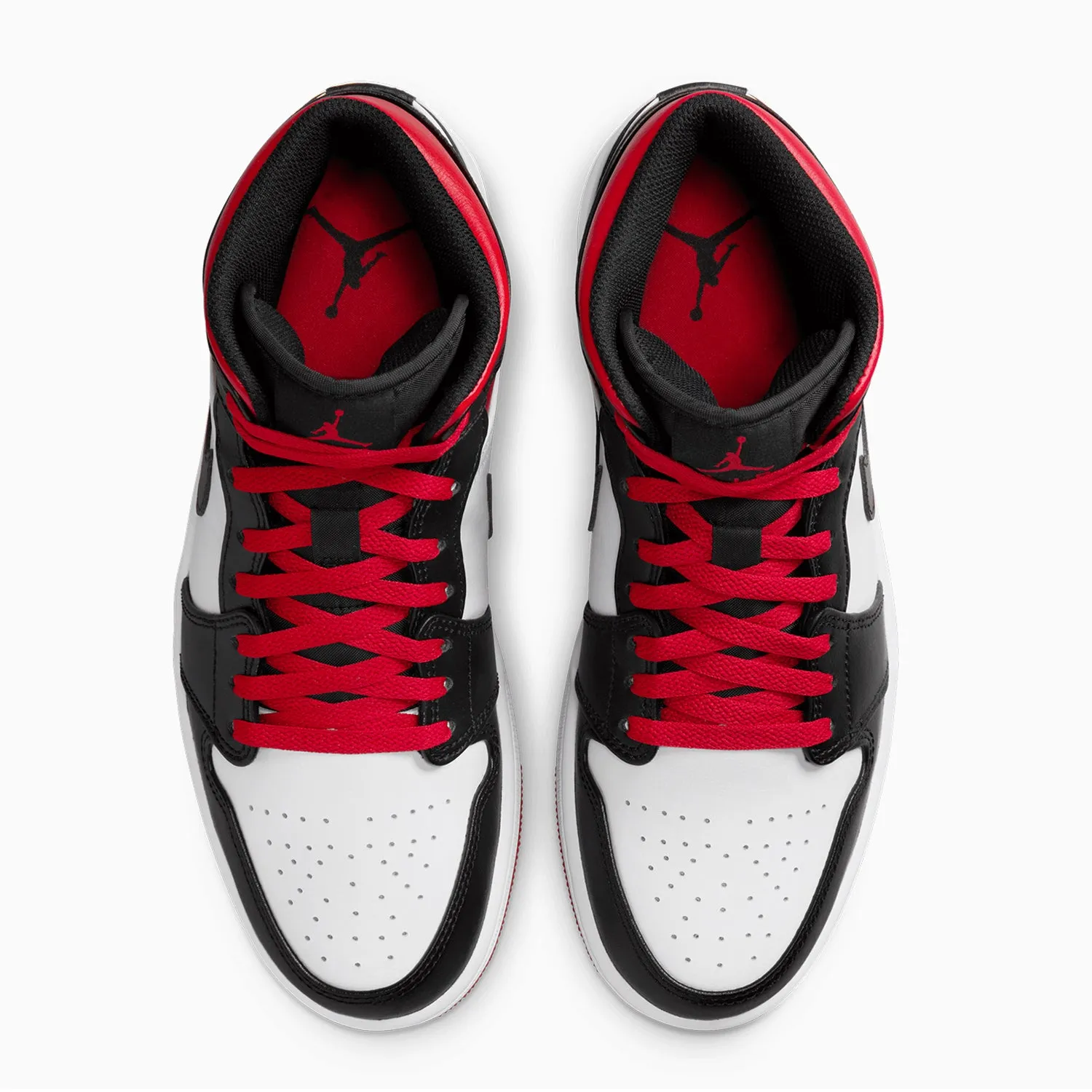 Men's Air Jordan 1 Mid "Gym Red Black Toe"