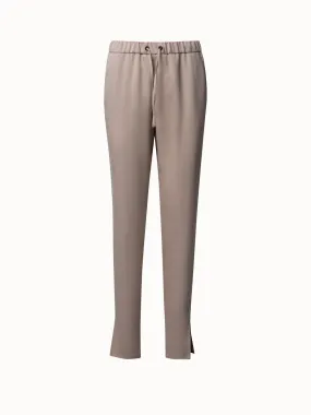 Mike Tapered Hose aus gewaschenem Lyocell Gabardine