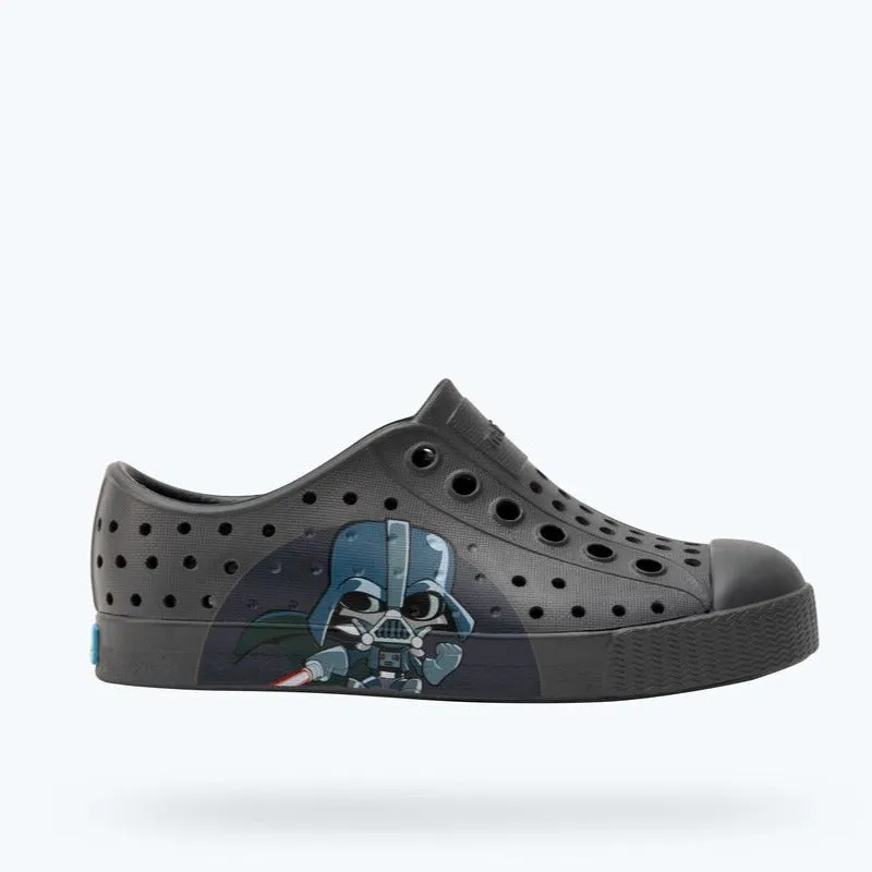 Native Shoes Dublin Gray/Darth BFF Jefferson Star Wars Block Shoe