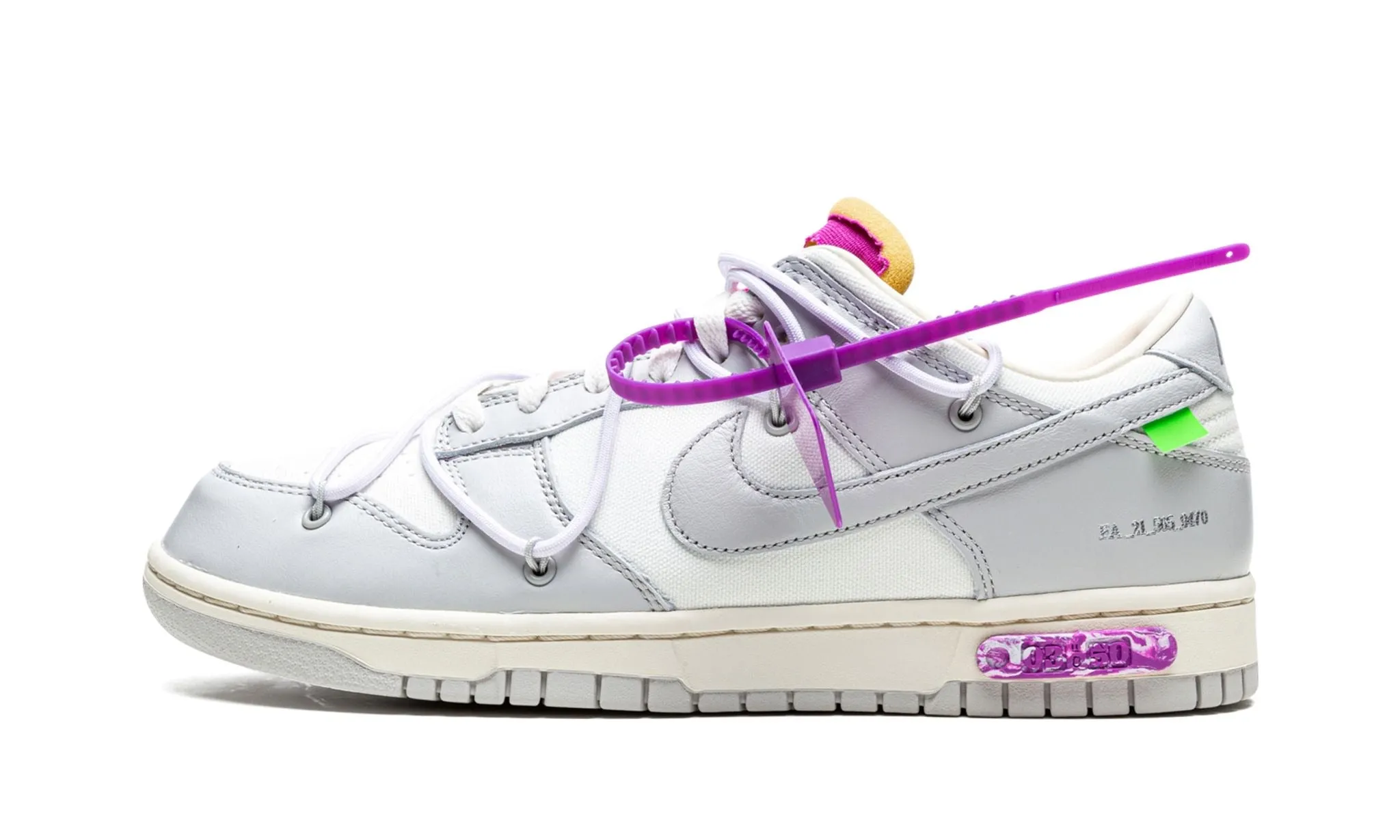 NIKE X OFF WHITE DUNK LOW LOT 3