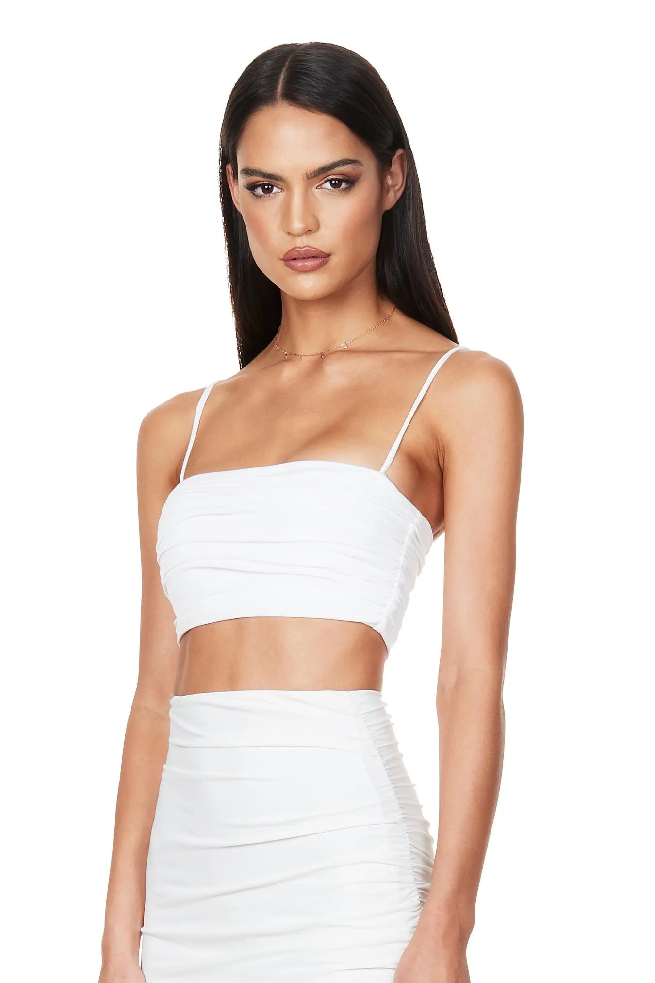 Nookie Aria Crop - White