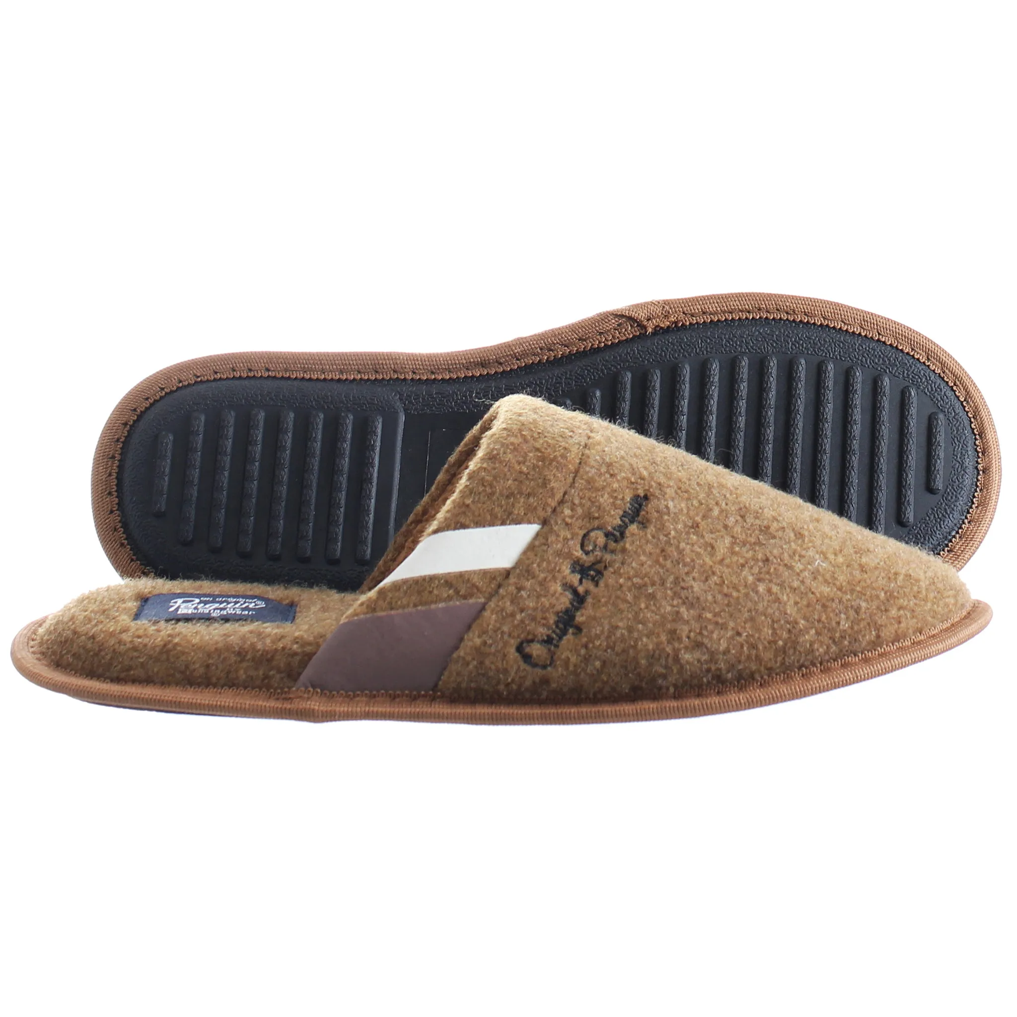 Penguin Bedfordshire Brown Mens Slippers