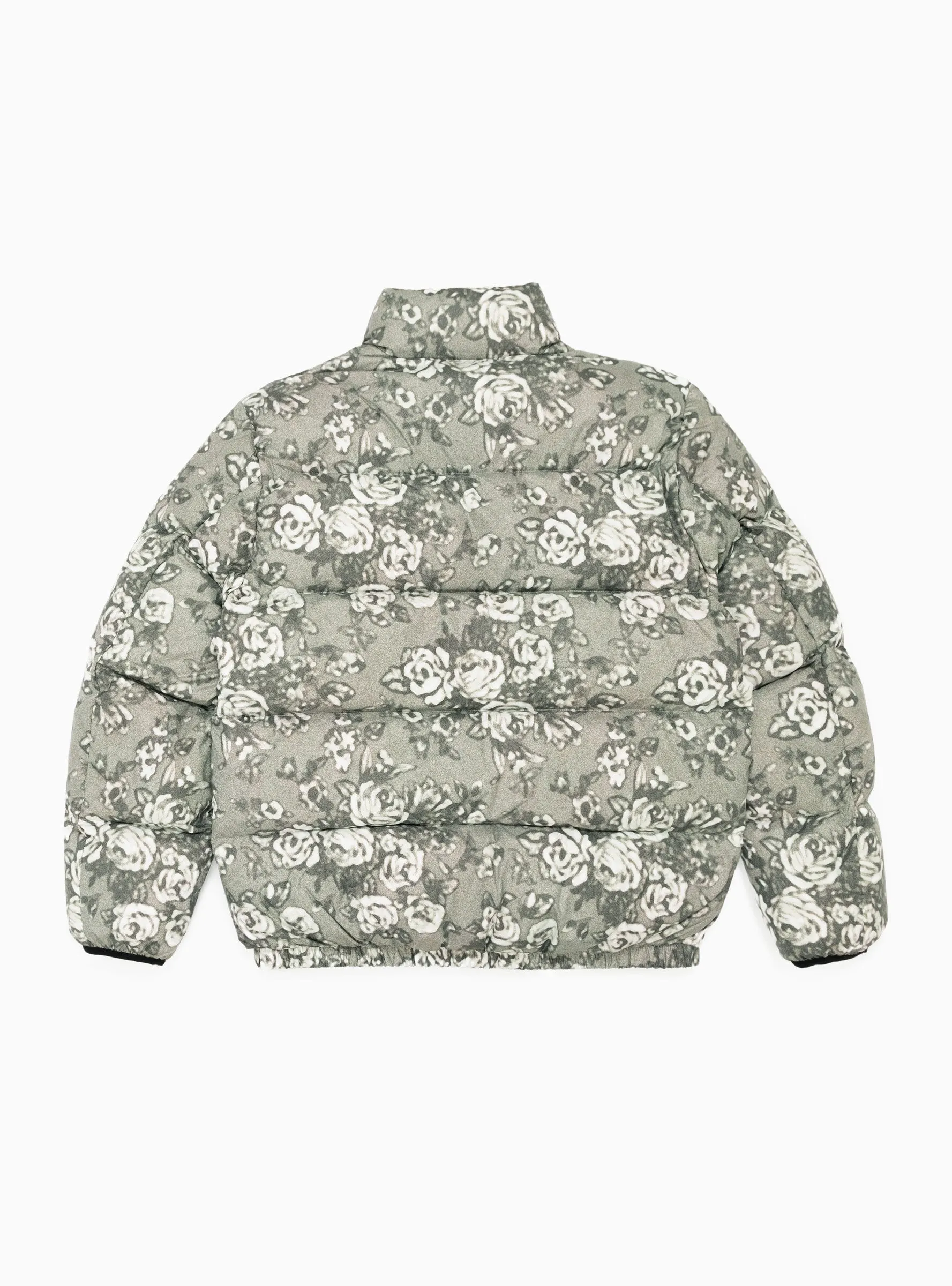 PERTEX T Down Jacket Grey Floral