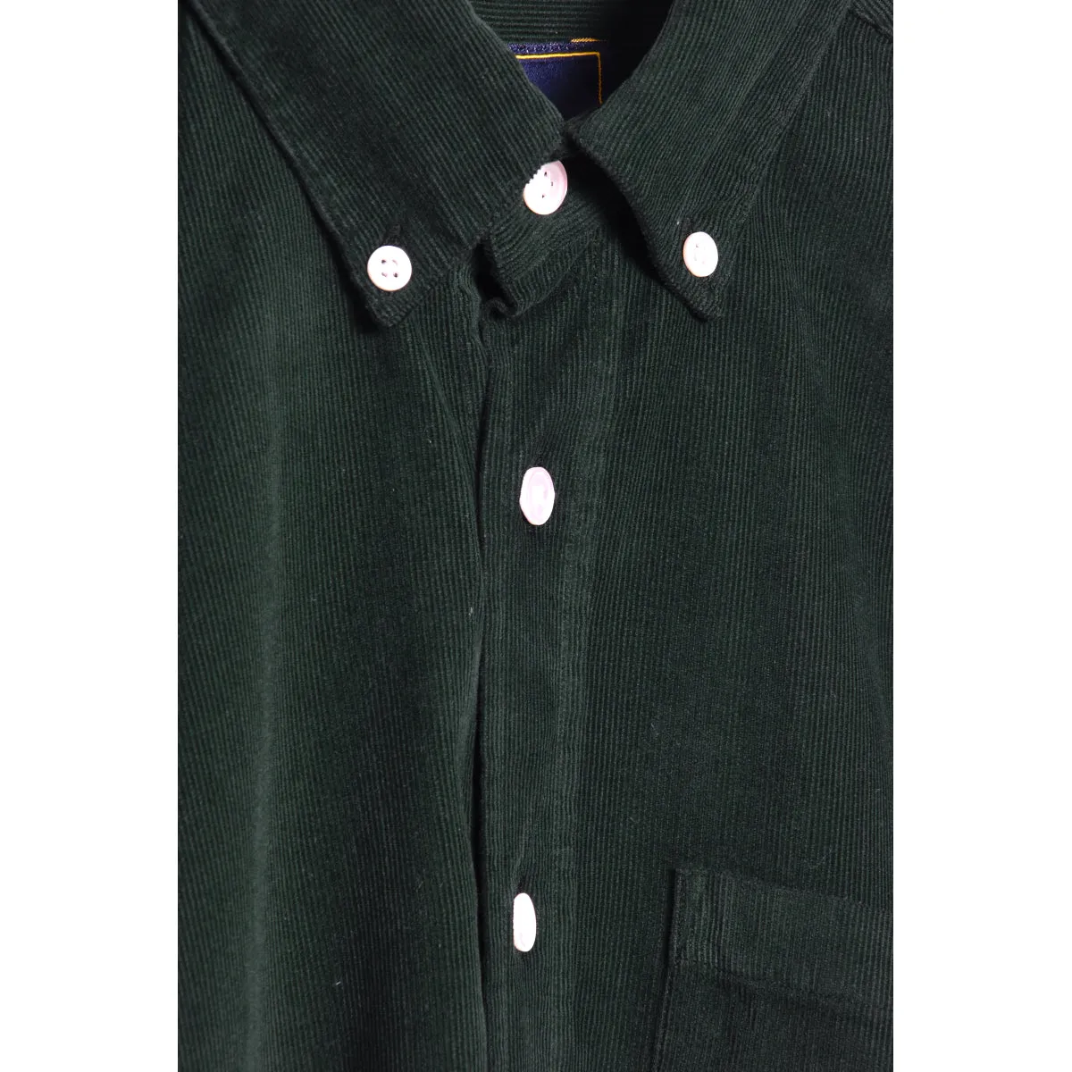 Portuguese Flannel Cord Button Down green