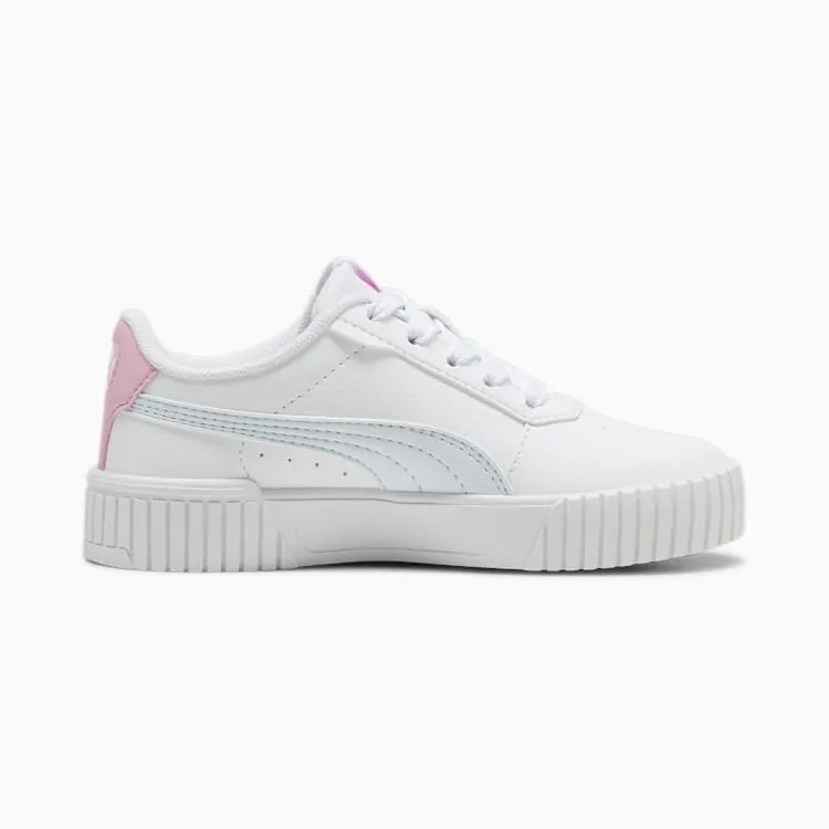 PUMA KIDS CARINA 2.0 WHITE/PINK SHOES