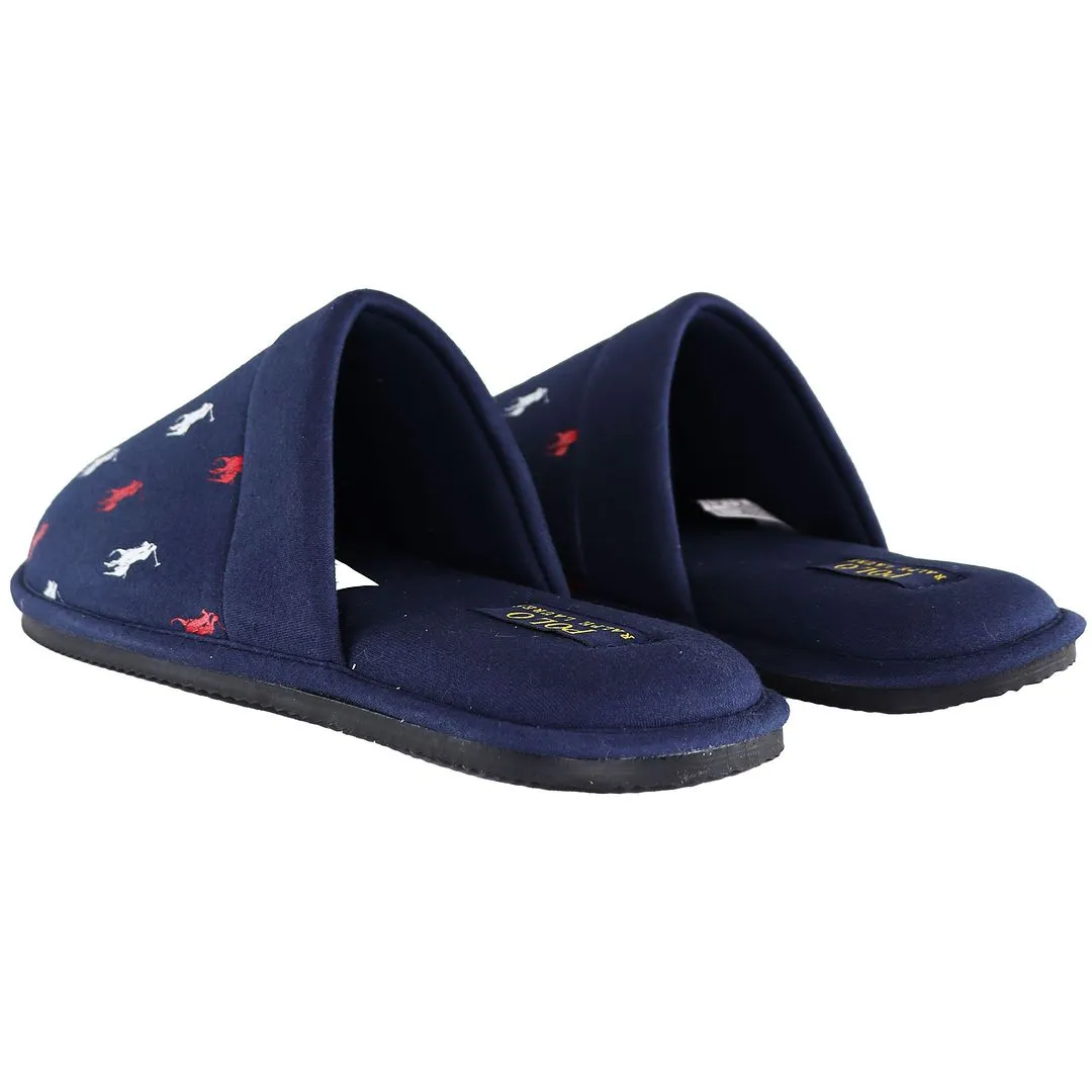 Ralph Lauren Kollin Mens Navy Slippers