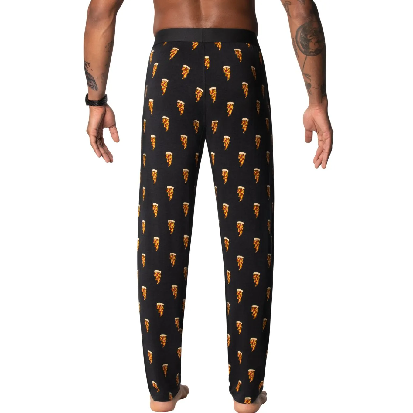 SAXX Sleepwalker Ball Park Pant  in Black Pizza Bolt SXLW32