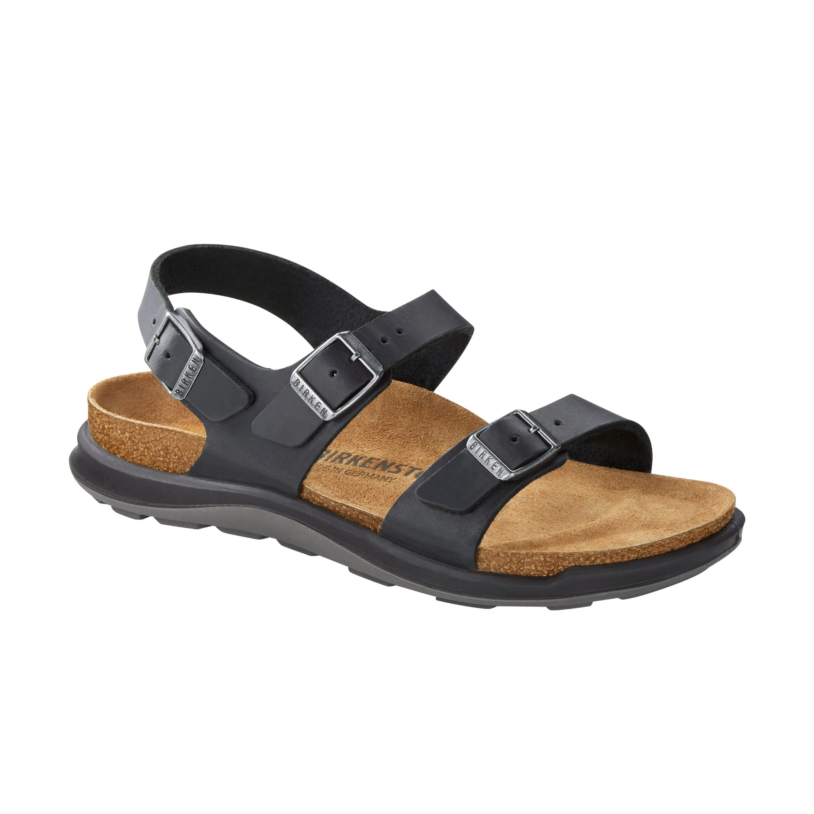 Sonora Cross Town Arctic Black Waxy Leather