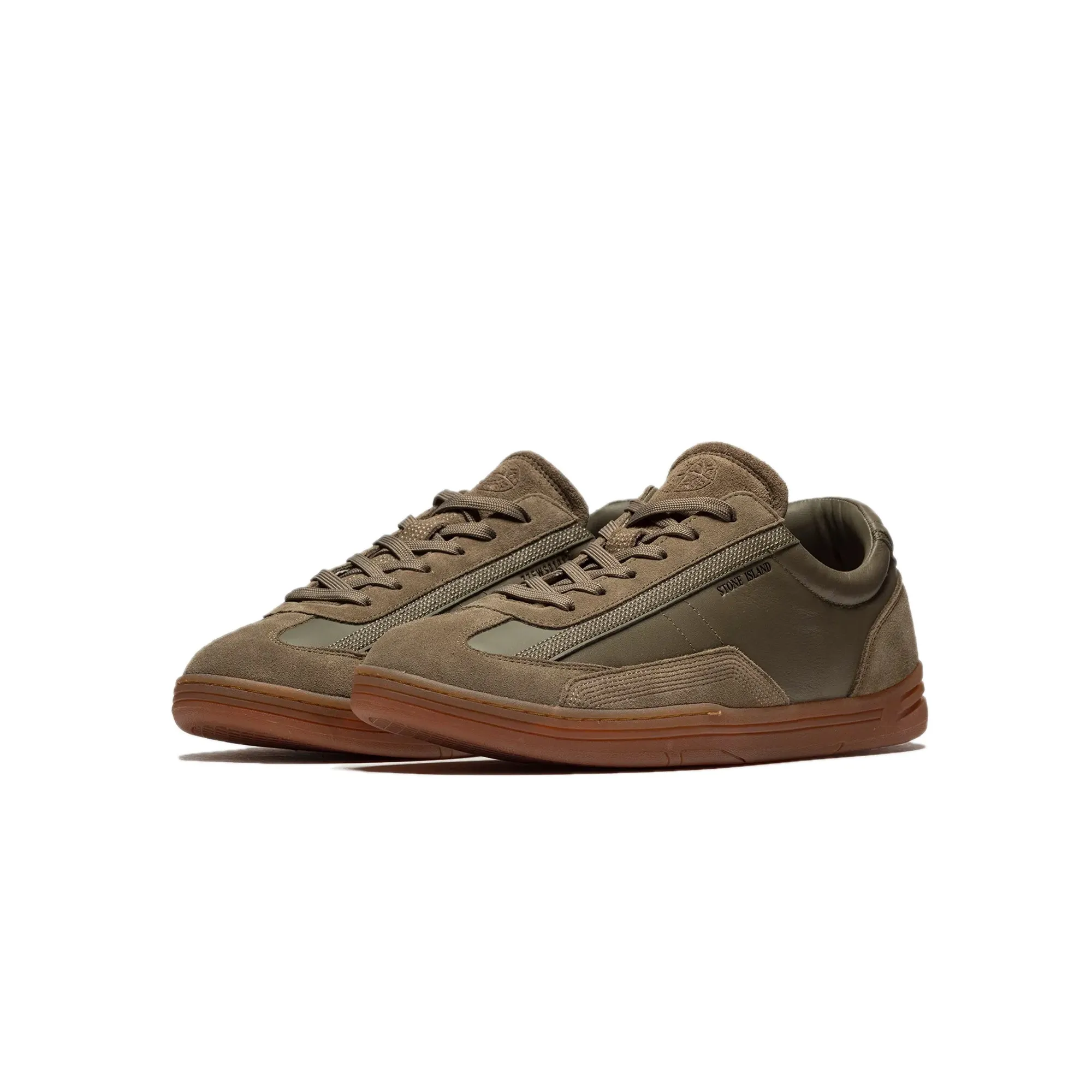 Stone Island Mens Rock Military Green Shoes