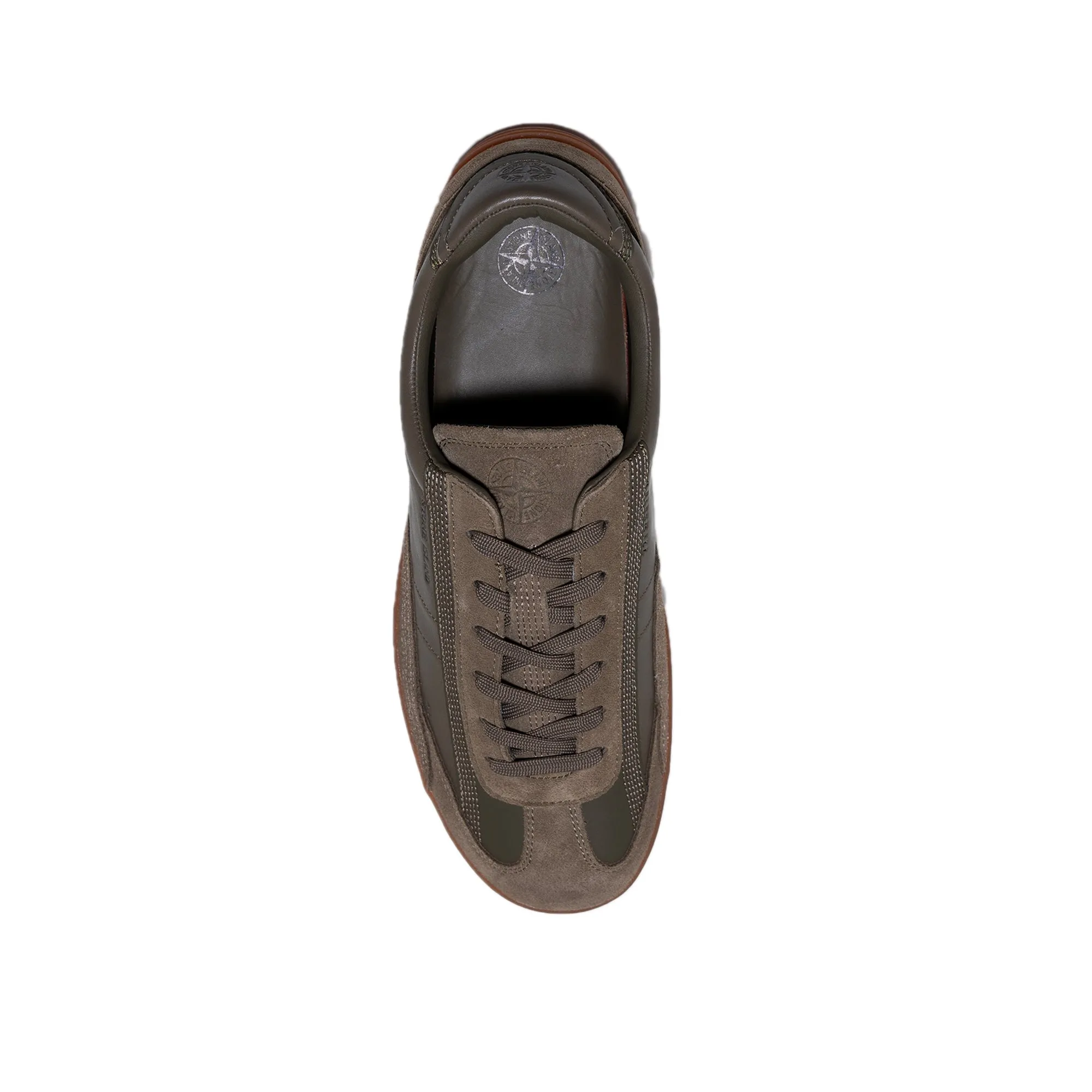 Stone Island Mens Rock Military Green Shoes