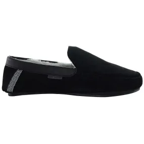 Ted Baker Vallant Mens Black Moccasin Slippers