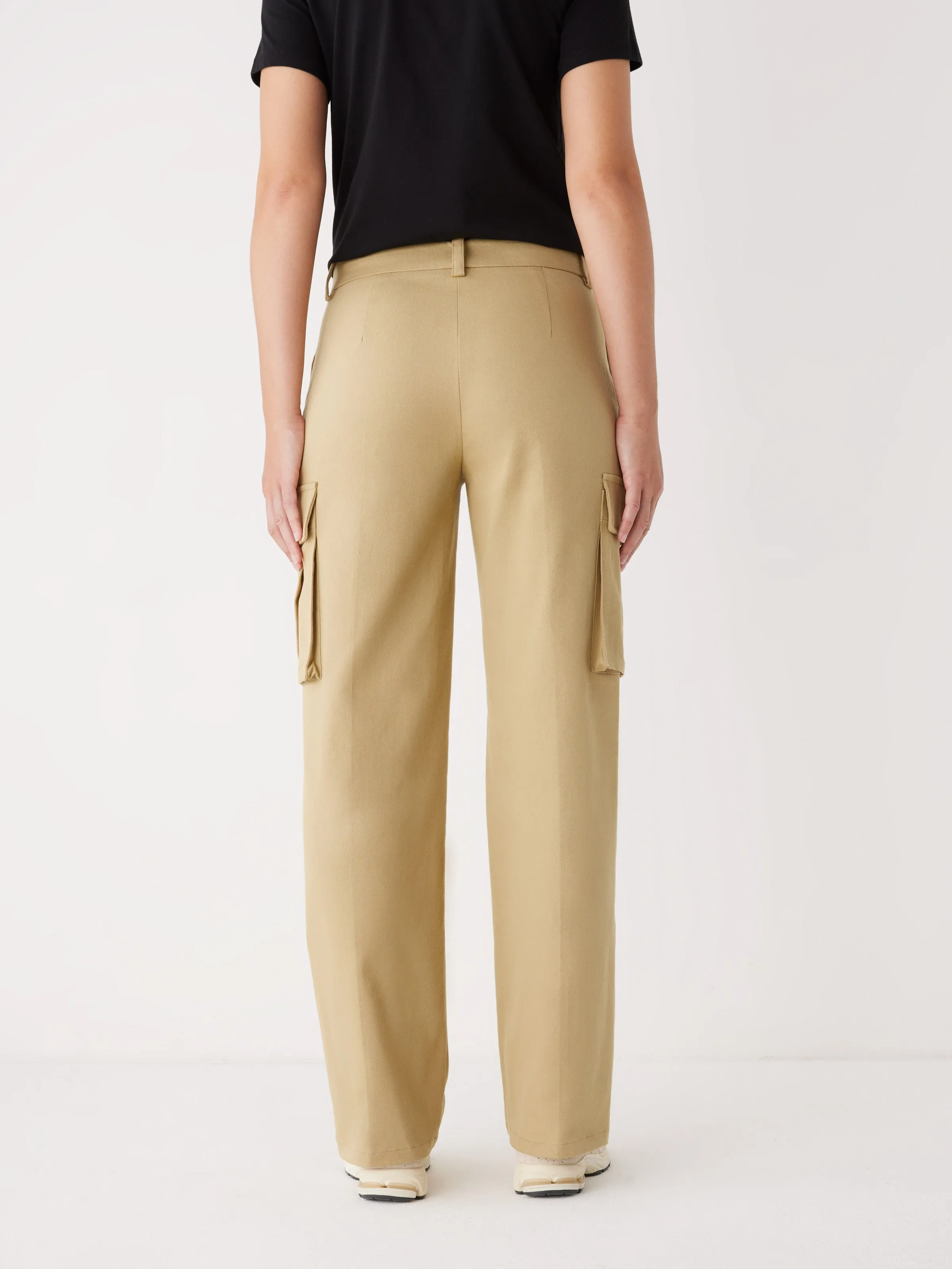 The Annie Cargo Pant in Golden Beige