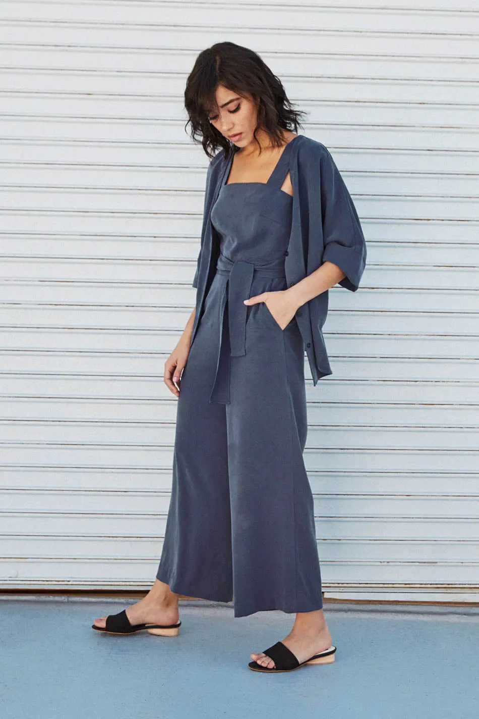 The Two Piece Apron Jumpsuit