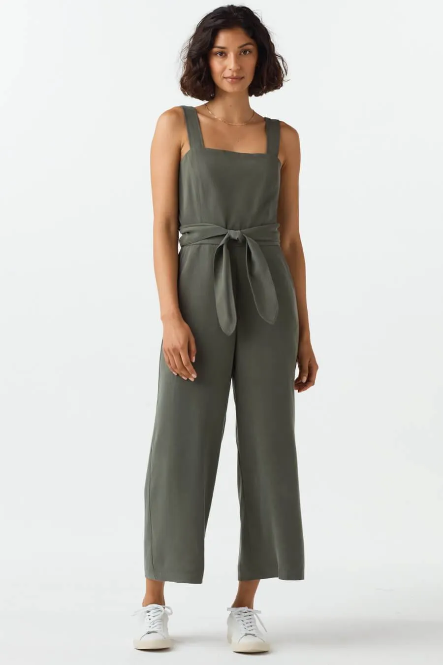 The Two Piece Apron Jumpsuit