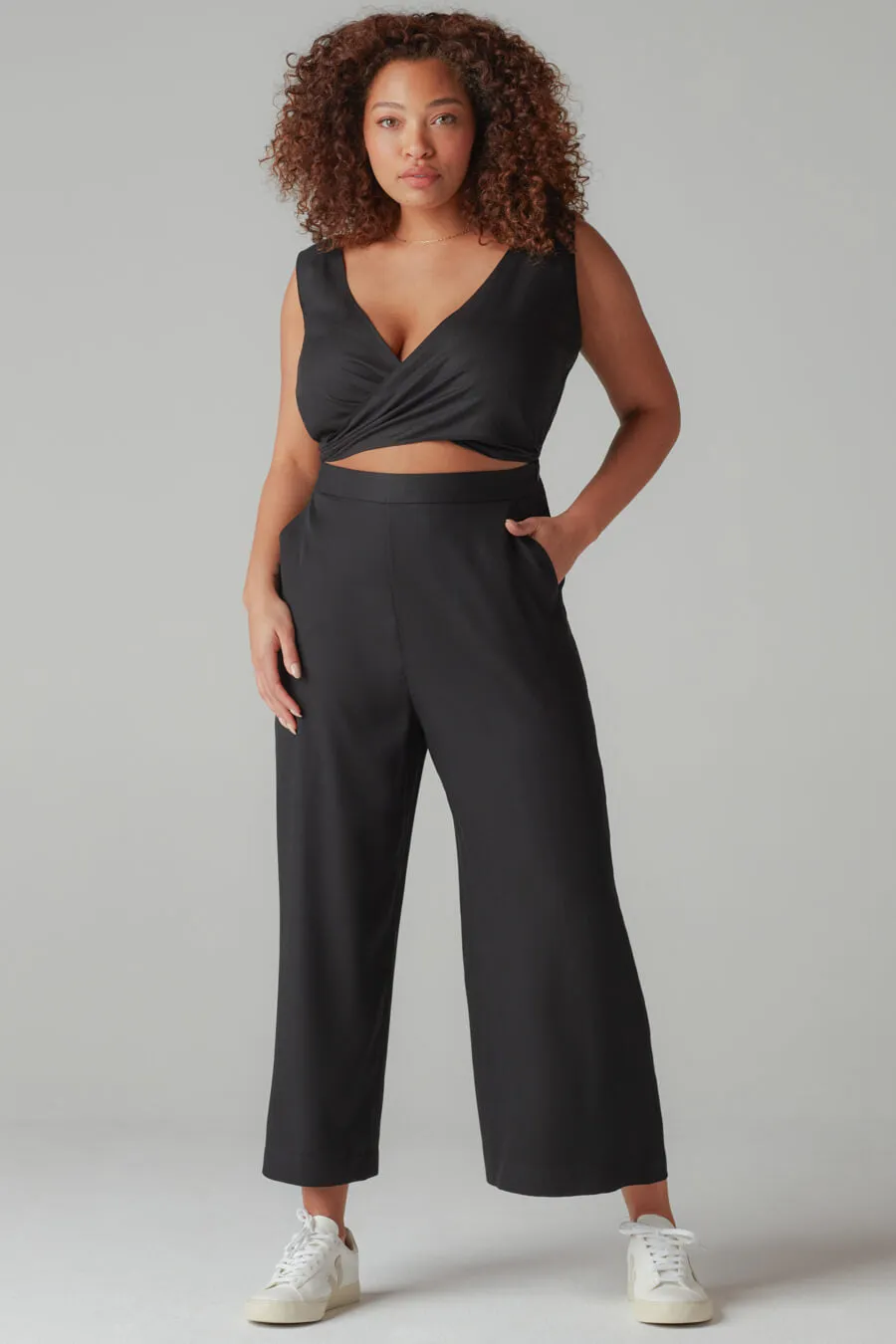 The Two Piece Apron Jumpsuit