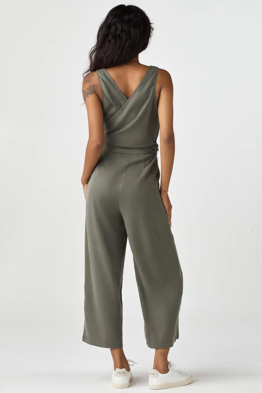 The Two Piece Apron Jumpsuit